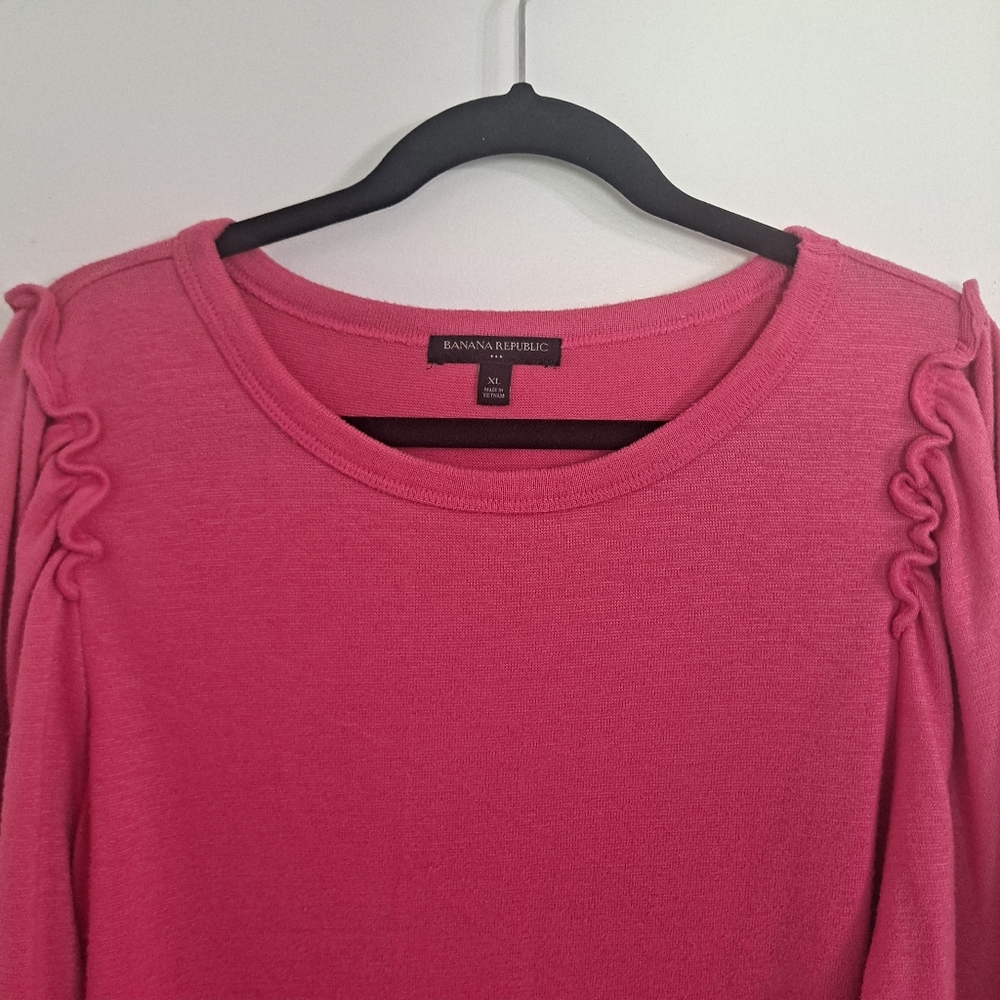 Banana Republic Ruffle-shoulder Sweater - Picture 3 of 6